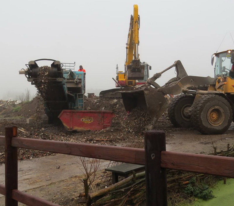 puinbreken bij het Binnenveld 3