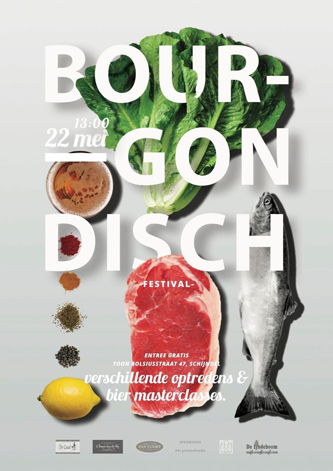 Bourgondisch festival flyer