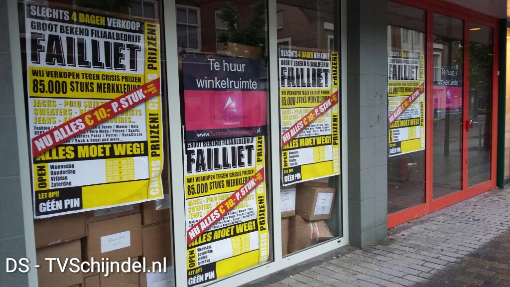 kledingzaak tijdelijk