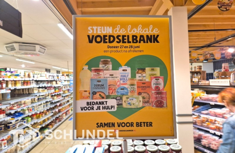 Steun 't Vincentje voedselhulp bij Jumbo Rooiseheide