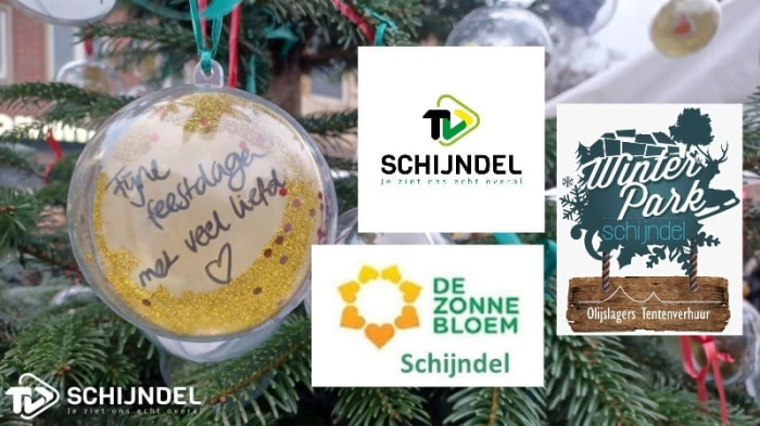 TVSchijndel Kerstwensboom en Winterpark steunen De Zonnebloem Schijndel