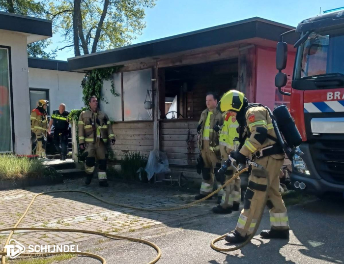 Brand op resort de Molenheide snel onder controle