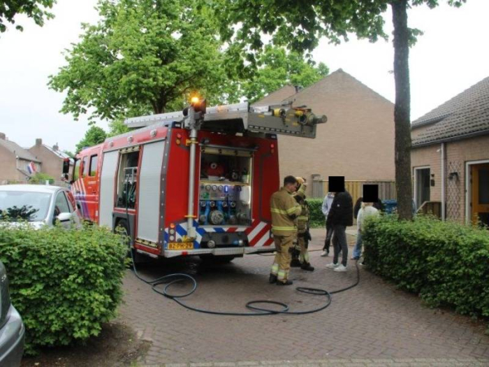 Steekvlam in schuur Wijsstraat