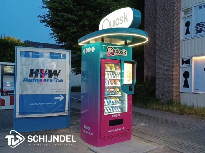 Nieuwe Quiosk automaat aan de Hoofdstraat