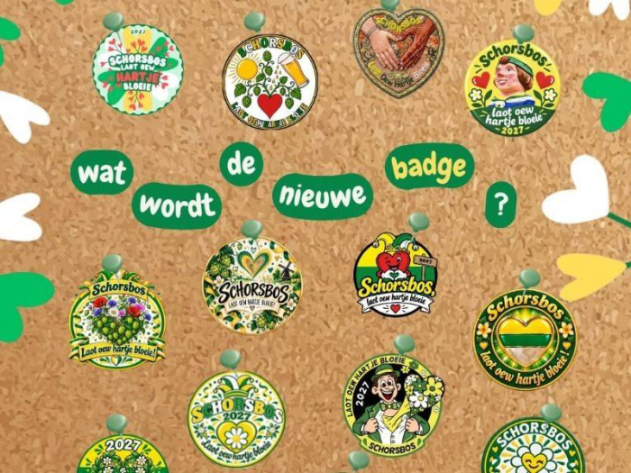 Schorsbos badges; wie gaat er winnen?