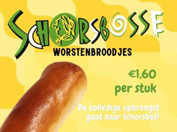 Schorsbos verkoopt worstenbroodjes