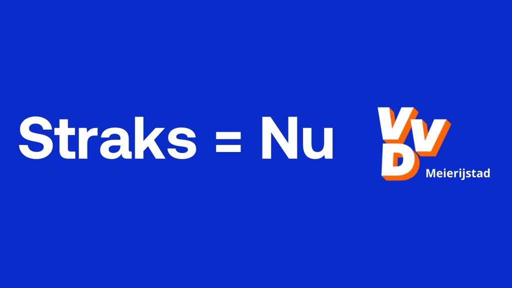 politiekepartij vvdmeierijstad slogan 2022