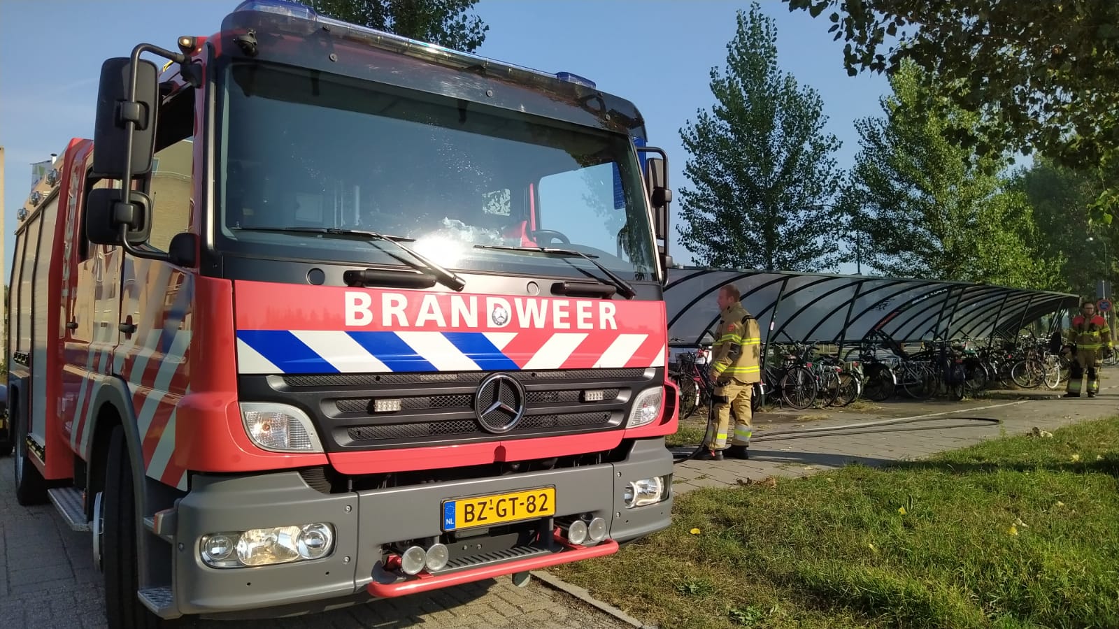 brand fiets steeg