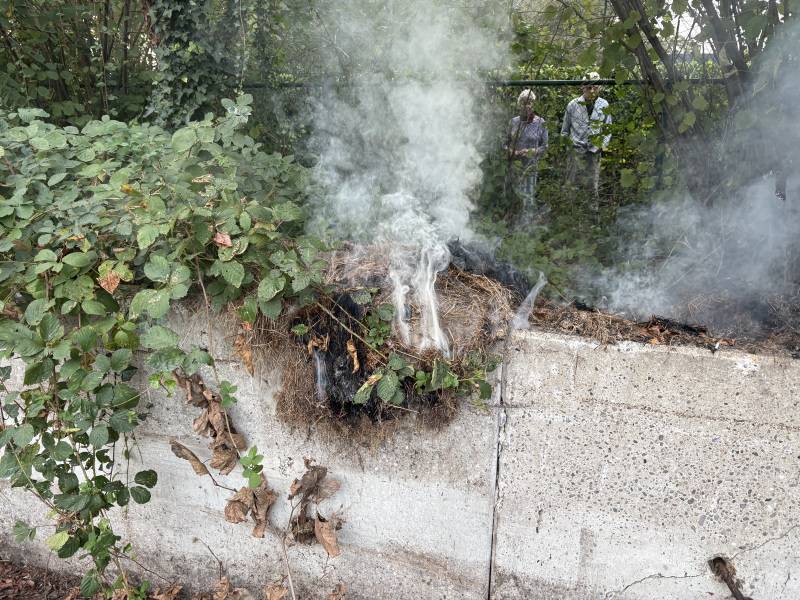 Brandweer rukt uit voor brand aan Rooiseheide